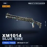 Сувенирный XM1014 | Blue Tire | Немного поношенное · Скин Counter-Strike 2