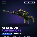SCAR-20 | Powercore | Закалённое в боях · Скин Counter-Strike 2