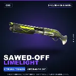 Sawed-Off | Limelight | Закалённое в боях · Скин Counter-Strike 2