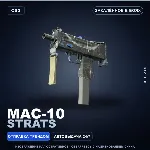 MAC-10 | Strats | Закалённое в боях · Скин Counter-Strike 2