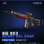 SG 553 | Berry Gel Coat | Поношенное · Скин Counter-Strike 2