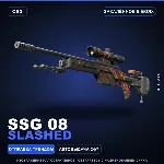 SSG 08 | Slashed | Закалённое в боях · Скин Counter-Strike 2