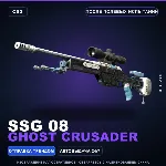 SSG 08 | Ghost Crusader | После полевых испытаний · Скин Counter-Strike 2