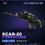 SCAR-20 | Powercore | После полевых испытаний · Скин Counter-Strike 2