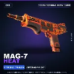 MAG-7 | Heat | После полевых испытаний · Скин Counter-Strike 2
