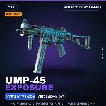 StatTrak™ UMP-45 | Exposure | Немного поношенное · Скин Counter-Strike 2