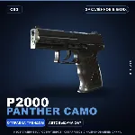 P2000 | Panther Camo | Закалённое в боях · Скин Counter-Strike 2