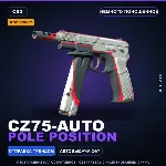 StatTrak™ CZ75-Auto | Pole Position | Немного поношенное · Скин Counter-Strike 2