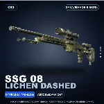 SSG 08 | Lichen Dashed | Закалённое в боях · Скин Counter-Strike 2