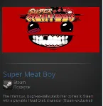 Super Meat Boy ( Steam Row )