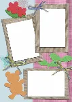 Детский фотоальбом Scrapbook - шаблоны для фотошопа.