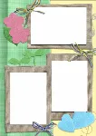 Детский фотоальбом Scrapbook - шаблоны для фотошопа.