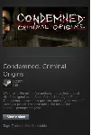 Condemned Criminal Origins (Steam Gift Region Free/ROW)
