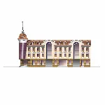 Фасад офисного центра в историческом стиле