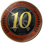 🥇 7 dig 2003г✅ ПЕРВАЯ ПОЧТА✅ 10 лет ветеран CS GO медаль