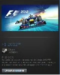 F1 2012 (Steam Gift Region Free / ROW)
