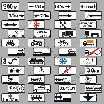 Дорожные знаки Украины – Таблички, вектор - irongamers.ru