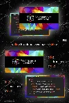 Визитная карточка / PSD шаблон / для ИТ-специалистов - irongamers.ru