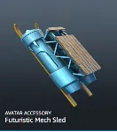 Roblox Futuristic Mech Sled Drop #2 AVATAR ACCESSORY - irongamers.ru