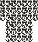 Алфавит Шарики буквы a-z, цифры 0-9 для лазерной резки
