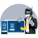 Hidemyass ( HMA )  Неограниченное количество устройс