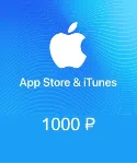 1000 руб App Store iTunes Cертификат пополнения RUS ₽ - irongamers.ru