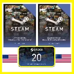СТИМ КАРТЫ США STEAM КОД ПОПОЛНЕНИЯ | ПОПОЛНИТЬ СТИМ USA ДОЛЛАР USD US - irongamers.ru