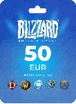 Blizzard Gift Card 50 EUR Battle.net | Регион EU 💳 0%