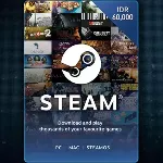 Steam Wallet 60000 IDR - Digital Gift Card - Indonesia