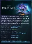 Warhammer 40,000: Chaos Gate - Daemonhunters GLOBAL KEY