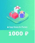 1000 руб App Store iTunes Cертификат пополнения RUS ₽ - irongamers.ru