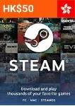 STEAM WALLET GIFT CARD HKD 50 ≈ 6.35 $