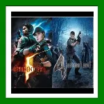 RESIDENT EVIL 4 (2005) + RESIDENT EVIL 5 - STEAM + 25 ИГР - 0% КАРТЫ + АКЦИЯ - irongamers.ru