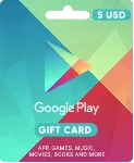 Google Play Gift Card 5$ USD USA АВТО ВЫДАЧА 24/7 - irongamers.ru