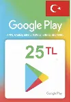 GOOGLE PLAY GIFT CARD 25 TL ТУРЦИЯ АВТО ВЫДАЧА 24/7 - irongamers.ru
