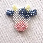 Схема для бисера: Корова 🐮 