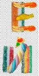 Декоративные буквы из мармеладных конфет