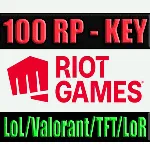 100 RIOT POINTS ✅ LoL/VALORANT/TFT/LOR ✅ GLOBAL 🔥 