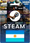 Steam Подарочная карта 100~2000 ARS (Аргентина) - irongamers.ru