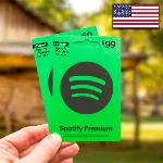 ✅ Подарочная карта Spotify Премиум🎧 10~60$ долларов США