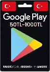 ⭐Подарочная карта Google Play на 25~1000 турецких лир - irongamers.ru