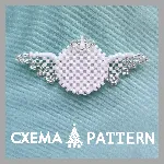 Схема для бисера: Ангел 👼 🏼 RU|EN
