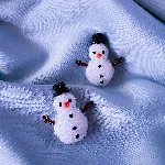 Схема для бисера: Снеговик ⛄ ️ RU|EN