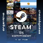 🔥 Карта пополнения 💲 Пополнить Steam АРГЕНТИНА USD