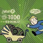 ✅ Fallout 76: 1000 атомов (+100 бесплатно)✅ ПСН