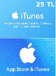 🔵 iTunes 25 TL ПОДАРОЧНАЯ КАРТА (ТУРЦИЯ) 🚀 AUTO✔ 
