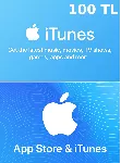 🔵 iTunes 100 TL ПОДАРОЧНАЯ КАРТА (ТУРЦИЯ) 🚀 AUTO✔ 
