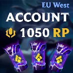 ✅ League of Legends ✅ Account [EU West] 💎 1050 RP 💎 