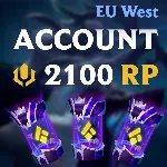 ✅ League of Legends ✅ Account [EU West] 💎 2100 RP 💎 