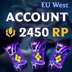 ✅ League of Legends ✅ Account [EU West] 💎 2450 RP 💎 